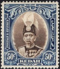 Malaya/Kedah 50 c.czysty *