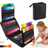 100SZT MARKERY AKRYLOWE ZESTAW PISAKI WODNE DO HAND LETTERING RYSUNKU