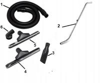 Zestaw akcesoriów sucho-mokro do Ghibli AS-400, AS-590, AS-9 i innych