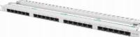 Patch Panel 24 Port 0.5U Kat.5E szary