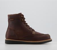 Timberland Brązowe Skórzane Buty Męskie Sznurowane Botki Newmarket r. 41,5