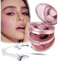 RZĘSY MAGNETYCZNE SZTUCZNE Rzęsy PĘSETA EYELINER + Lusterko LASHES