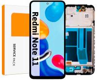 Wyświetlacz Do Xiaomi Redmi Note 11 LCD Oryginał HD Ekran Ramka