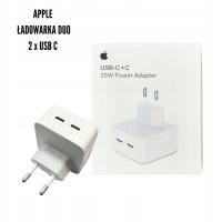 Ładowarka sieciowa Apple USB typ C do Apple 3000 mA 20 V kostka apple biały