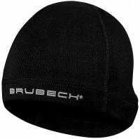 Czapka do biegania Brubeck active wool unisex wełna merino termoaktywna