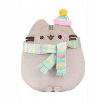 Плюшевый талисман Pusheen в шарфе и шляпе Cat 24cm