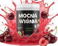 Wiśnie w żelu PRODUKT WEGAŃSKI 80% Owoców Premium bez cukru 43 kcal 1,1kg