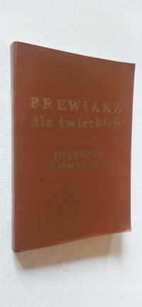 Brewiarz dla świeckich Jutrznia kompletna