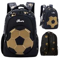 PLECAK SZKOLNY TORNISTER DLA CHŁOPCA ZŁOTA PIŁKA A4 LEKKI DO KLASY 1-3