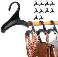 10x WIESZAK NA TOREBKI CZAPKI APASZKI DO SZAFY ORGANIZER ZESTAW