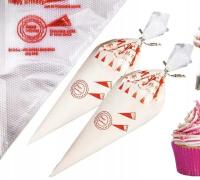 RĘKAW CUKIERNICZY JEDNORAZOWY WORKI RĘKAWY DO DEKORACJI CIAST TORTÓW