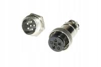 ZŁĄCZE GX20-6 WTYK + GNIAZDO 6 PIN