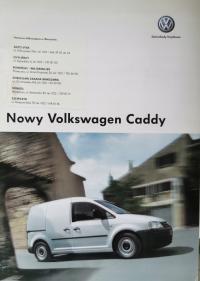 Nowy Volkswagen Caddy Prospekt kilkustronicowy