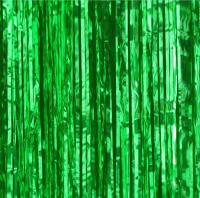 Kurtyna dekoracyjna Zielona 100x200 cm