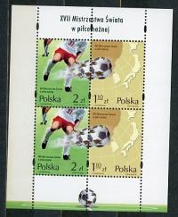 Fi 3828 - 29 ** Bl.179** Mistrzostwa Świata w piłce nożnej BLOK 2002