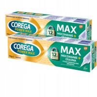 Набор 2x Corega Power Max 40 г крем для фиксации зубных протезов мятный