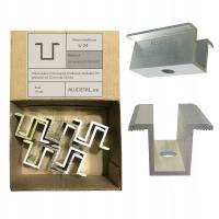 Klema środkowa U 24 ( do modułów PV od 25mm do 50mm ) - 10 szt