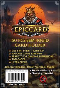EPICCARD Semi Rigid Card Holder submission grading 50szt grejding