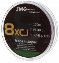 JAPOŃSKA PLECIONKA WĘDKARSKA OŚMIOSPLOTOWA ZIELONA PE 0.5 150m