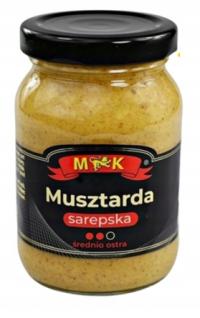 MUSZTARDA SAREPSKA MK 190 g prosty skład najwyższa jakość średnio ostra