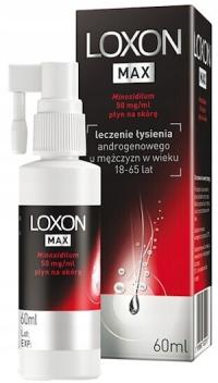 LOXON MAX (жидкость 5%), 50 мг / мл, против выпадения волос, облысения 60 мл