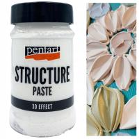 Pasta STRUKTURALNA gęsta BIAŁA Pentart efekt 3D tworzenie struktur 100ml
