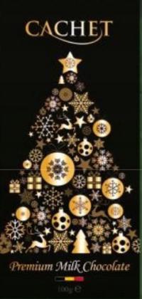 Belgijska mleczna czekolada Premium Milk Chocolate Cachet Black100g