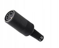 Gniazdo DIN 5 pinowe NM545 na kabel.