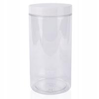 БАНКА ПЛАСТИКОВАЯ ПЭТ 500 мл с крышкой белый ПП