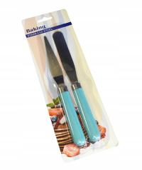 ŁOPATKA SZPATUŁA DEKORATOR CIAST TORT DEKORACJE KREM MASA ZESTAW 2szt