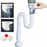 Syfon do umywalki ze zbiornikiem elastyczny giętki TrendhousePL