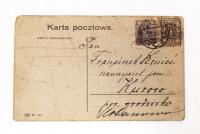 STARY LIST KURATORIUM SZKOLNE KUROWO KOŚCIAN 1922