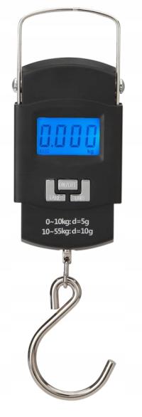 WAGA HAKOWA BAGAŻOWA LCD 50 kg WĘDKARSKA + Baterie