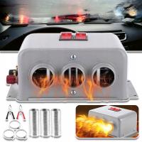 NAGRZEWNICA SAMOCHODOWA 3-OTWOROWA DMUCHAWA 12V NA ZIMĘ, USUWANIE SZRONU