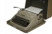 Пишущая машинка ALPINA в специальном чемодане двухцветная лента