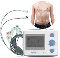 Holter EKG TH12 24H dynamiczne nagrywanie 12-kanałowy ANALIZA RAPORT + Etui