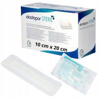 Elastopor STERIL 10cm x 20cm Opatrunek JAŁOWY z wkładem Chłonnym 25 szt.
