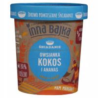 Inna Bajka Owsianka Kokos i Ananas Bez Dodatku Cukru 70g