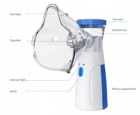 Inhalator przenośny nebulizator dla dzieci dorosłych cichy wydajny USB