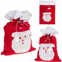 Сумка Санта-Клауса для подарков большой красный Санта-Клаус Рождество 100x70