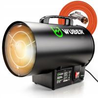 NAGRZEWNICA GAZOWA NA BUTLĘ 15KW LPG PIECYK GAZOWY MOC 15000W WĄŻ REDUKTOR