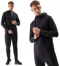 Męska bluza z kapturem 4F SWSM268 czarny 20S