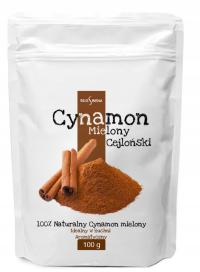 CYNAMON CEJLOŃSKI MIELONY 100g świeży wysoka jakość AROMATYCZNY PREMIUM