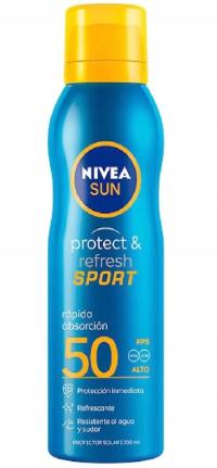 NIVEA Protect & Refresh SPORT SPF 50 Balsam do opalania w sprayu 200 ml