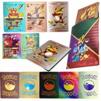 Pokemon Kolorowe Karty Kolekcjonerskie Saszetka z Pikachu 10 Sztuk Prezent