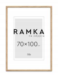 Brązowa Ramka zdjęcia 70x100 cm Rama 100x70 cm