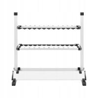 24-BIEGUNOWY STOJAK NA WĘDKI ZE STOPU ALUMINIUM, UCHWYT NA WĘDKĘ NIEZALEŻNY