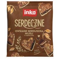 INKA SERDECZNE Owsiane Serduszka Musli z Czekoladą 50 g