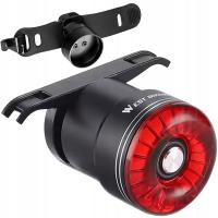 Inteligentna Tylna Lampa Rowerowa LED z Czujnikiem Hamowania 5 Trybów