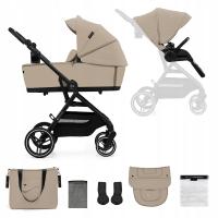 KINDERKRAFT Yoxi Wielofunkcyjny wózek dziecięcy 2w1 | sand beige